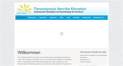 Desktop Screenshot of krankengymnastiktiere.de